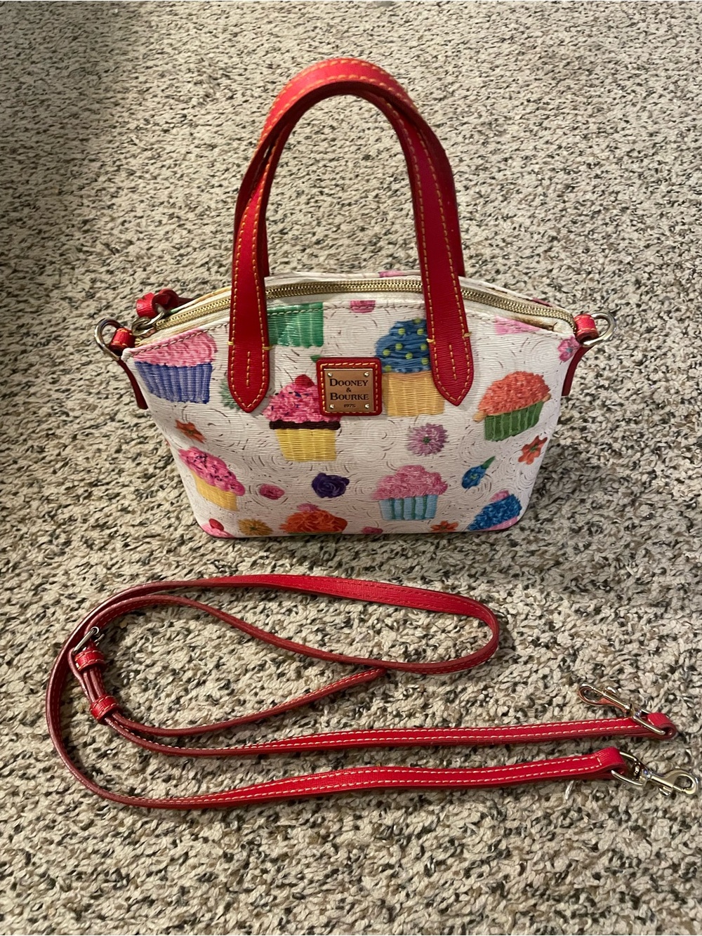Dooney & Bourke 
Cupcake Mini Satchel Rare HTF